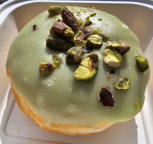 Pistachio Cream at Golden Glaze Dougnuts  in Worcester