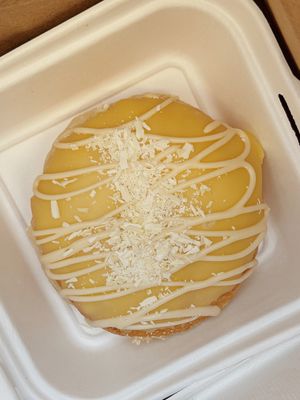 Feb ‘26 | white chocolate & lemon  at Golden Glaze Dougnuts  in Worcester
