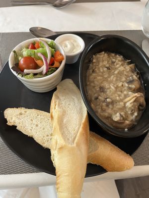 Mushroom Risottoo  at Old Station Restaurant in Spean Bridge