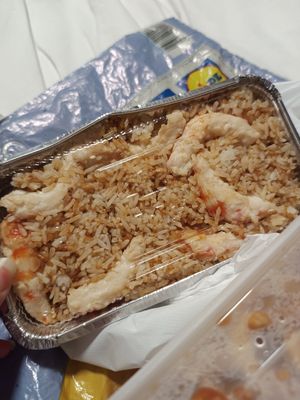 Prawn fried rice at China Star in Brighton