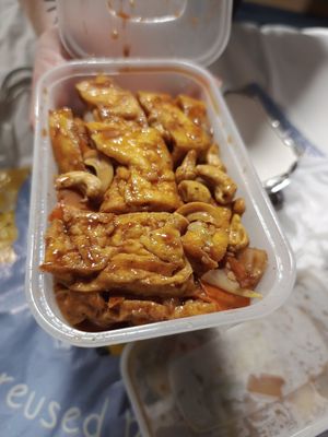 Tofu in yellow bean sauce with cashews at China Star in Brighton