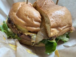 Vegan Impossible Mango Burger   at Bombay Sandwich Co. in New York City
