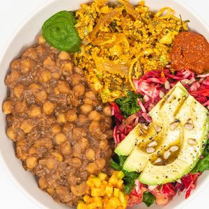 Build you own bowl.  at Bombay Sandwich Co. in New York City