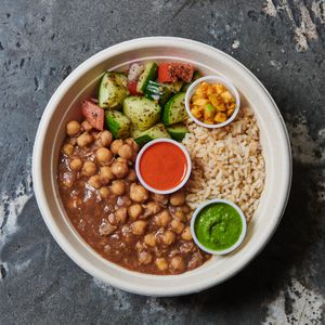 Chana Masala Bowl at Bombay Sandwich Co. in New York City
