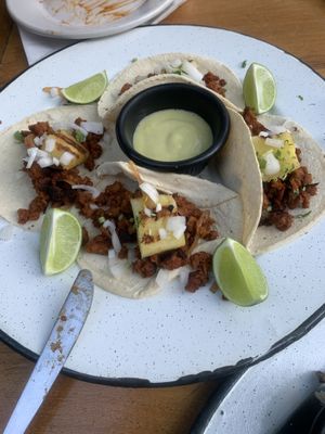The tacos al pastor. Very good. Would order again   at Bio & Natural - Con Constituyentes in Playa Del Carmen