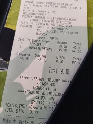 Ok price at Bio & Natural - Con Constituyentes in Playa Del Carmen