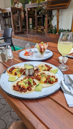 Vegan Tacos at Bio & Natural - Con Constituyentes in Playa Del Carmen