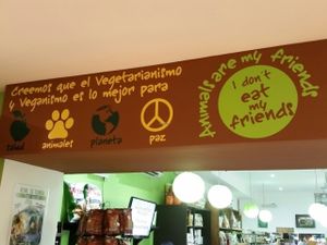 signage at Bio & Natural - Con Constituyentes in Playa Del Carmen