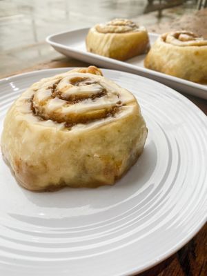 Fluffy cinnamon rolls  at Fairly Frosted in Hamilton