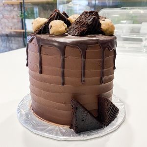 Brownie cookie dough cake  at Fairly Frosted in Hamilton