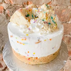 Funfetti ice cream cake  at Fairly Frosted in Hamilton