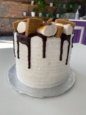 S’mores style cake  at Fairly Frosted in Hamilton