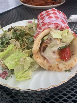 Buffalo Caesar Wrap  at Buffalo Rouge Brewing in Kelowna