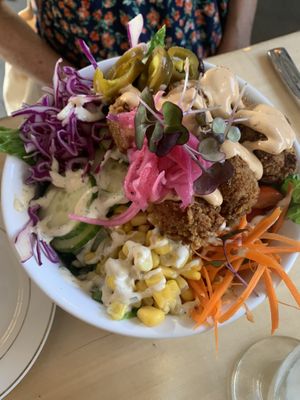Falafel Bowl  at Buffalo Rouge Brewing in Kelowna
