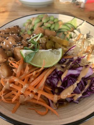 Vermicelli Noodles  at Buffalo Rouge Brewing in Kelowna
