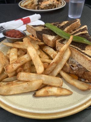 Fries!  at Buffalo Rouge Brewing in Kelowna