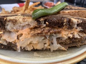 Reuben Sandwich  at Buffalo Rouge Brewing in Kelowna