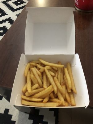 The fries  at Naughty Vegan  in Abu Dhabi