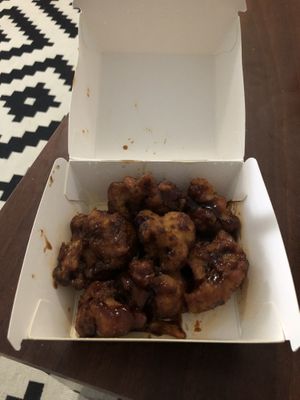 BBQ cauliflower wings   at Naughty Vegan  in Abu Dhabi