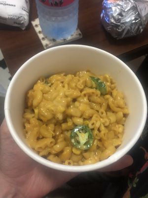 Mac and cheese  at Naughty Vegan  in Abu Dhabi