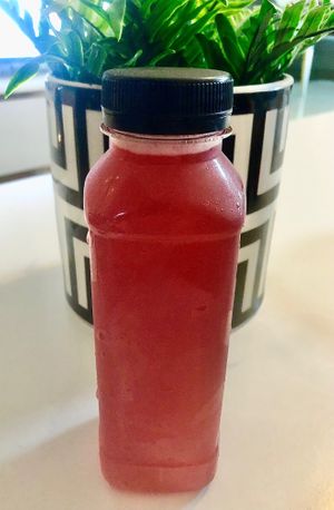 Hibiscus cinnamon cooler at Naughty Vegan  in Dubai