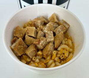 Tenders mac & cheese  at Naughty Vegan  in Dubai