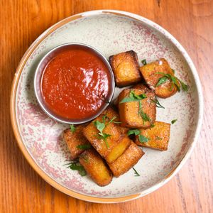 Polenta Bites. YES PLEASSSEE at Lil Mahs in Wollongong