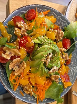 Veggie salad  at Bali Coffee & Brunch in Girona