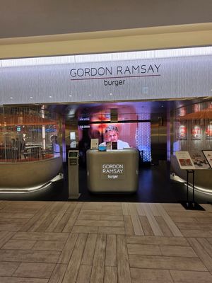 Front of restaurant at Gorden Ramsey Burger in Busan