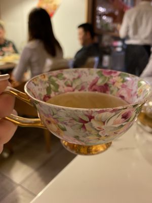 Lovely full bodied pot of jasmine tea to finish  at Gong De Lin in Melbourne