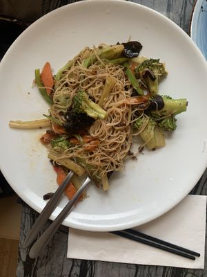 Rice noodles - tasty! at Gong De Lin in Melbourne