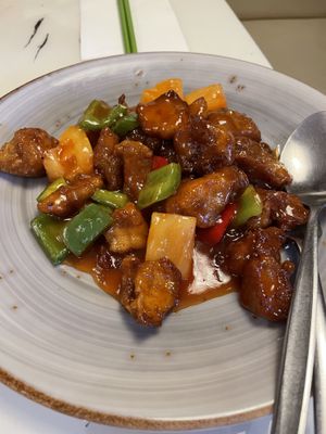 Sweet & Sour Pork  at Gong De Lin in Melbourne