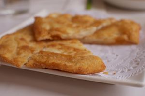 Savoury pancake at Gong De Lin in Melbourne