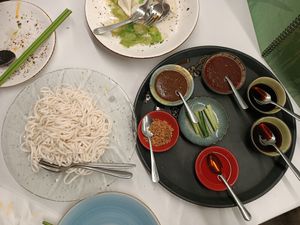 Cold noodles at Gong De Lin in Melbourne