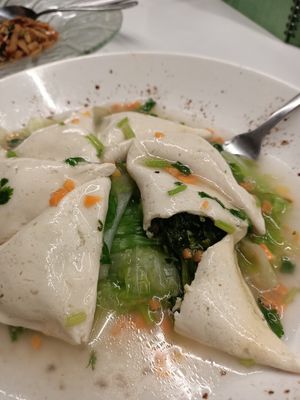 Tofu dumpling at Gong De Lin in Melbourne