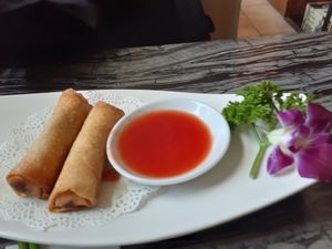 These spring rolls are very tasty ❤ at Gong De Lin in Melbourne