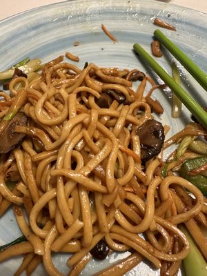 Noodles with vegetables   at Gong De Lin in Melbourne