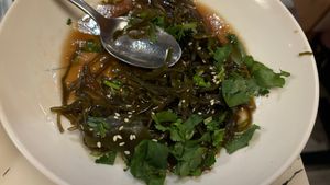 Seaweed saladd  at Gong De Lin in Melbourne