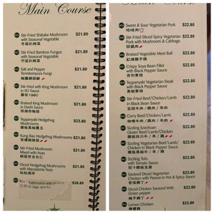 Main Courses  at Gong De Lin in Melbourne