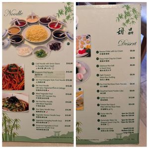 Noodles & Desert  at Gong De Lin in Melbourne