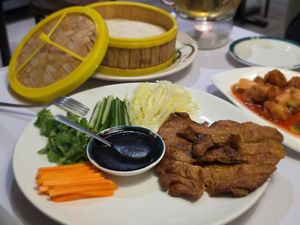 Peking duck at Gong De Lin in Melbourne