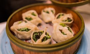 Dumplings at Gong De Lin in Melbourne