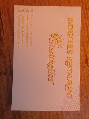 Visitenkarte at Stadtkeller in Bremgarten