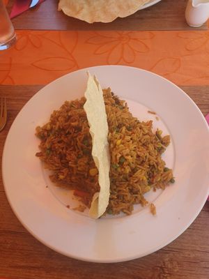 Fried Rice, Vegan at Stadtkeller in Bremgarten