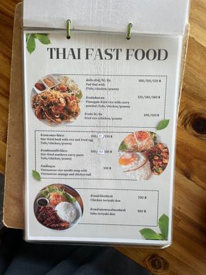Thai dishes   at Together Cafe in Koh Lanta