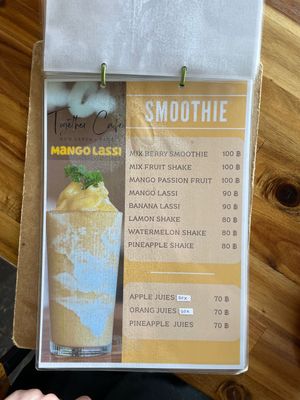 Smoothies   at Together Cafe in Koh Lanta