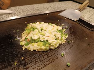  at Okonomiyaki Mizuno in Osaka