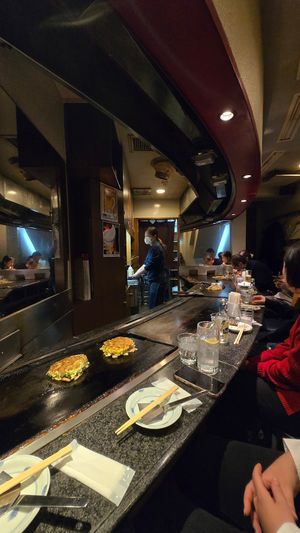  at Okonomiyaki Mizuno in Osaka