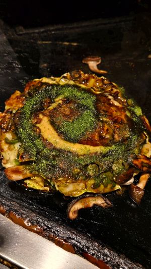  at Okonomiyaki Mizuno in Osaka