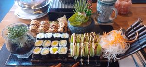 veganes Sushimenü at Tsingtau Green in Jever